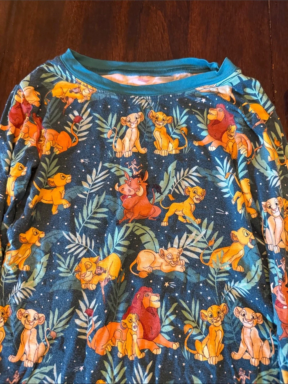 Kids Lion Print Pajama Set - Little Sleepies 7/8